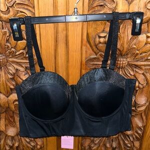 NWT corset style bustier bra 40C
